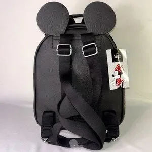 ? Disney Minnie Mouse Icon Ltd Edition Bow & Ears Mini-Backpack Minnie Mouse Pink Ears and Bow Mini Backpack By Loungefly  main image 4